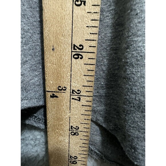 Zara Man Button Down Long Sleeve Shirt Gray Slim Fit Soft Cotton Jersey Knit Lg - Picture 5 of 6